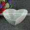 stock BIG white ceramic heart shaped bowl