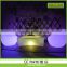 Coffee furniture 16 colors changing LED light bar table wholesale