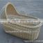 factory supply eco-friendly 100%handmade bassinet wicker baby basket