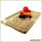 100% Anti-Bacterial, Perfect For Meat & Veggie Prep, Serving Bread and Cocktail Bar Suquare Shape Bamboo Board