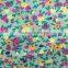 Girls hot sale printed 100% polyester knitted fabric sample free