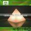Rechargeable LED pyramid decorative water-proof lighting