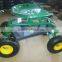 garden cart rolling work seat with tool tray tc4501c