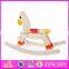 2017 new design children funny wooden ride on horse toy W16D108