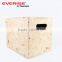 Wood Plyo Box - 30/24/20, 24/20/16, 16/14/12 - 3 in 1 Plyo Box Plyo-Box, Plyometric Box, Plyometric Jump Box, Plyometric Jump Bo