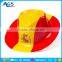 Cool design yellow blue red flag eva hat for children