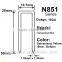 Factory supply custom galvanized N851 series staples Crown: 10.80mm 16GA STAPLES