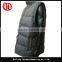 Simple style grey color polyester vest for men
