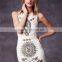 Maxnegio fashion designer woman bodycon embroidered dress