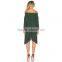 2016 New fashion ladies dress design long sleeve women casual ladies one piece dress