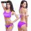 11 colors Swimwear Bikini petal custom swimwear with chest pad