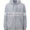 High Quality Custom Plain Hood Zipper Up Cotton Sweatshirt Coat