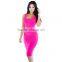 Women Milk Fiber Fashion Dress Sexy Hip Up Prom Dress