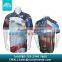 Custom mens shirts sublimation tournament fishing jerseys