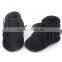 2016 New Design Lace Up Tassel Winter Newborn Baby Shoes