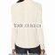 Simple style chiffon wihte V neck no collar 7 sleeve women casual blouse