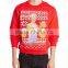 mens fancy new design lighted christmas jumper full body sweater for sale