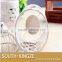 White Color Through-Engraving Iron Metal Candlestick