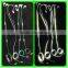 Alibaba china manufacturer reflective headphone glowing cable cords