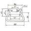 Steel Lock Ring, Lashing Ring, D Ring, Truck Parts GL-14140
