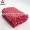 100 polyester warm stripe yarn dyed flannel fleece blanket