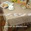 Factory Price PVC Table Cloth With Hand Embroidery Designs Made in China