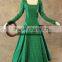 Custom Made Medieval Renaissance Ball Gown Green Dress Costume LOTR Wedding Wicca Cosplay Costume