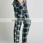 2016 Spring British Fashon Trend High Waist Scottland Big Plaid Check Pants for Women NT6731
