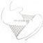 Sexy Hollow Geometric Triangle Bikini Bra Chain Vintage Beach Necklace Body Chain Jewelry