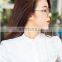 Vacuum metallized eye glasses eyelash lanyard glasses stainless steel gripper eyeglasses accessories