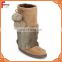 Top quality real rabbit fur cuff for boot