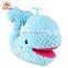 ICTI factory 20cm plush sea animal toy soft whale