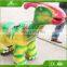 Park shopping mall kiddie play animatronic cartoon animal dinosaur ride