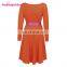 Wholesale Long Sleeve Soft Midi Casual Women Plus Size Dress Skirts In Bulk