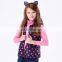 T-GJ002 Printed Girls Hooded Sleeveless Quilted Jacket