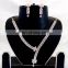 CZ Stone Necklace set-Bollywood Style American Diamond Jewelry-American Diamond Gold Plated Necklace set-Wholesale AD Jewellery