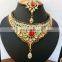 INDIAN DESIGNER BOLLYWOOD INSPIRED JEWELRY NECKLACE EARRINGS SET