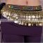 Cheap 248 and 338 coins Belly dance silver coins hip scarf Y-2035#