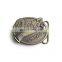 antique silver metal 2D cobra belt buckle