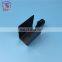 Black metal corner u shape supporting bracket