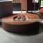 propane fire pit round / outdoor rusty metal fire bowl