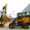 Hydraulic small foundation micro helical ground screw pile driver