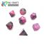 SueGao CARFT factory custom colorful polyhedral plastic dice set