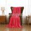 TEX-CEL OEM polyester red flannel worm touch fleece blanket