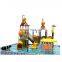 Amusement kids water theme park equipment, outdoor swimming pool slides
