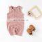 Summer Sleeveless Short Romper Organic Cotton Onesie Baby Clothes