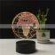 3D LED Night Light Acrylic Lamp illusion Lamp Earth Globe