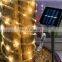 Solar Power Garden Outdoor Decorative LED Rope Tube String Fairy Lights Patio Pathway Light