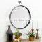 New items powder coated iron metal frame decorative round wall mirrors