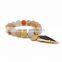 WWW0304 New arrival items semi-precious stone elastic beads stretch bracelet